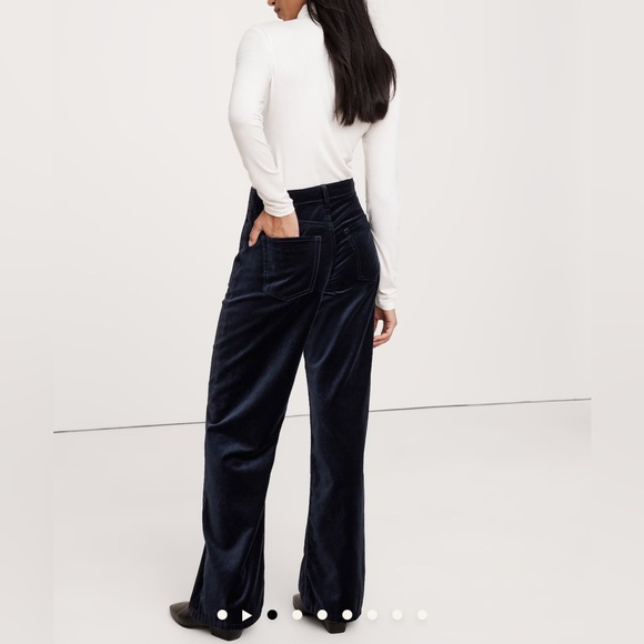 Ruby Rd. FAVORITES Petite Navy Blue Pants For Women Size 12 Petite High Rise - Picture 2 of 8